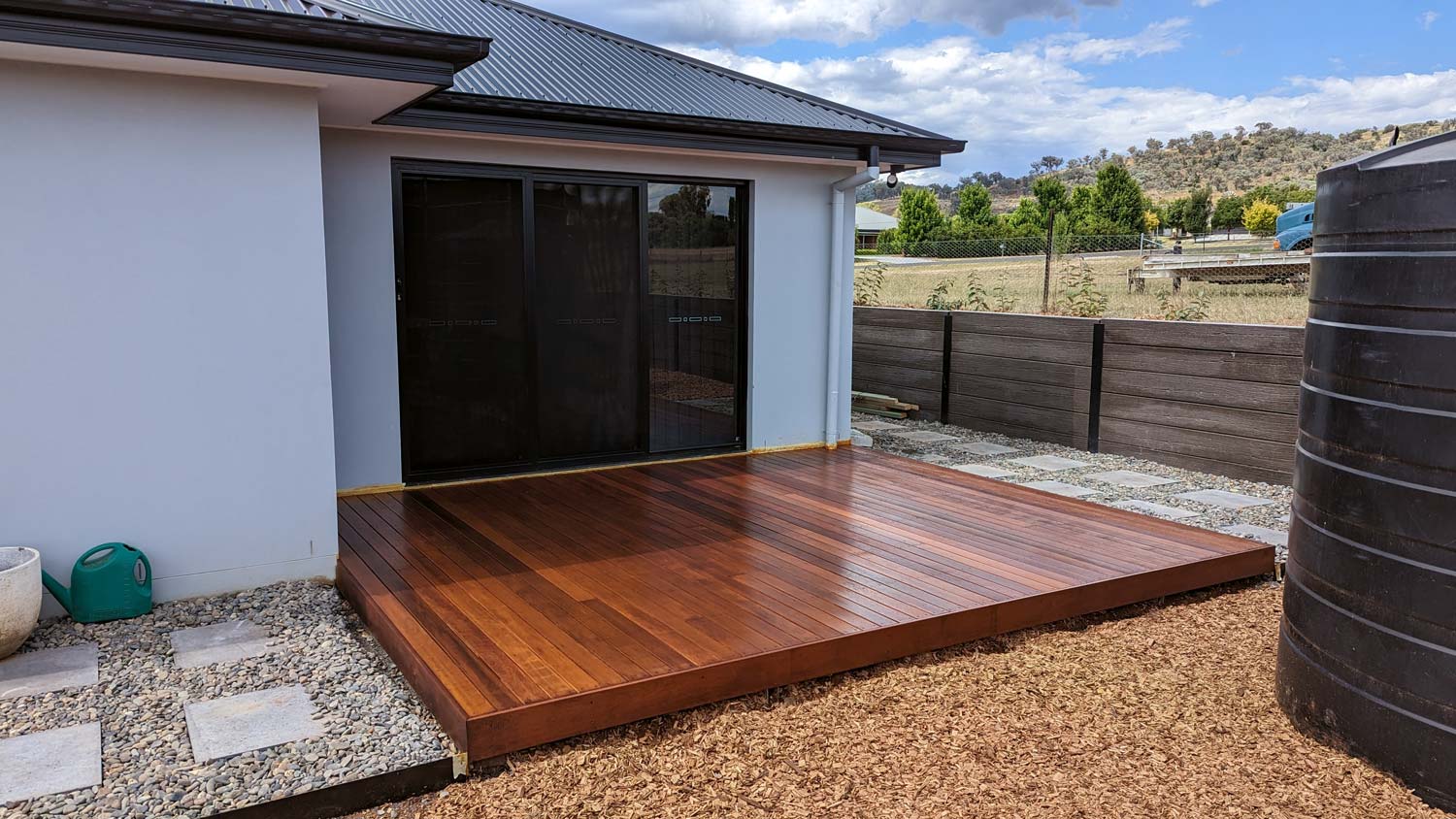 New Deck in North Tamworth NSW built by Landscaping Down Under
